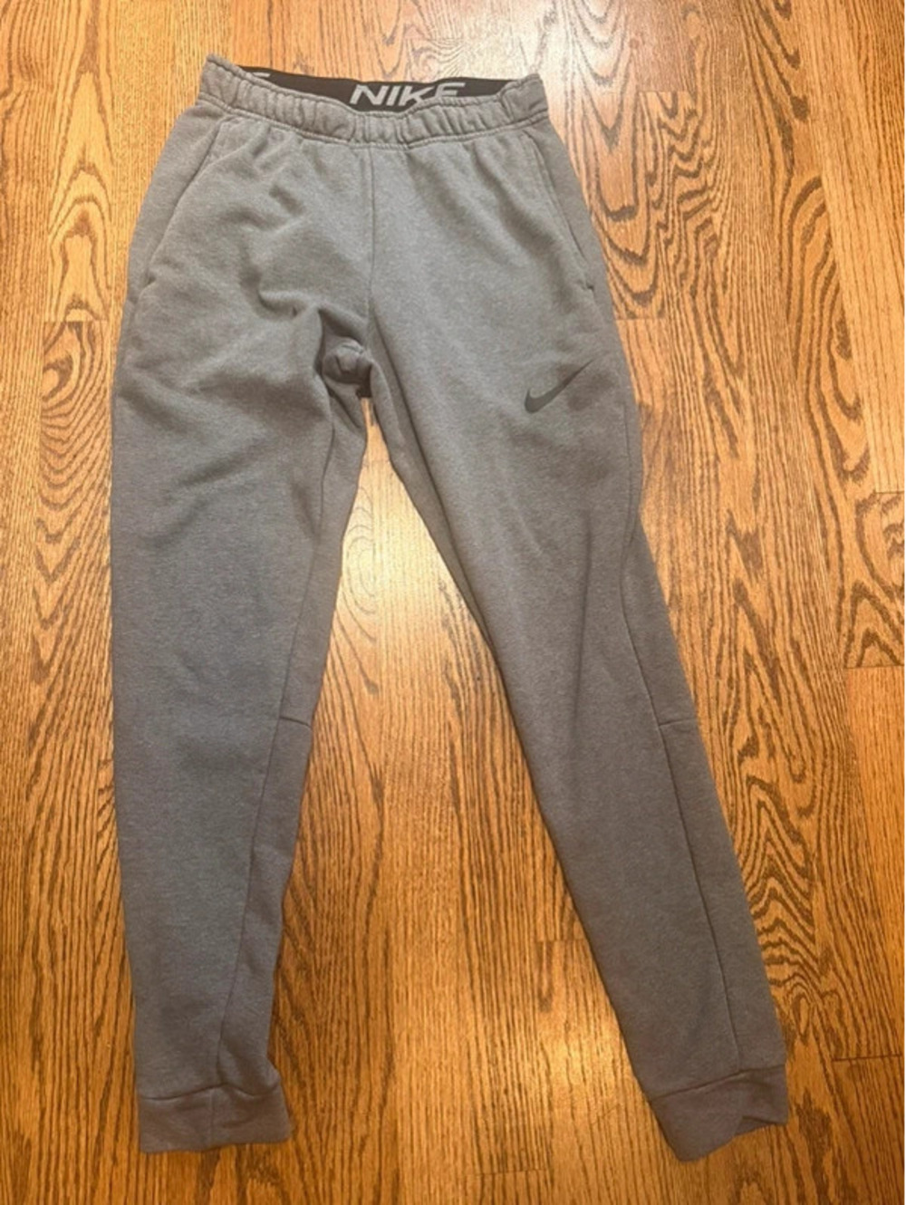 Nike Dri-FIT Pro Fleece Jogger Sweatpants Heather Gray Men’s Size Small